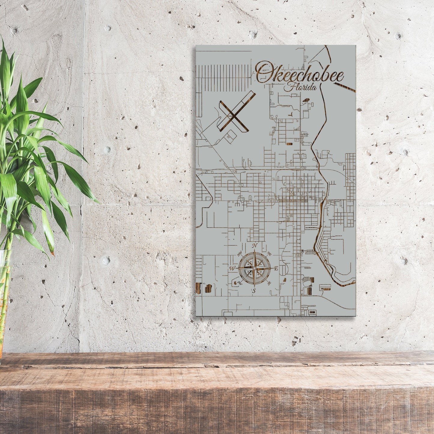 Okeechobee, Florida Street Map