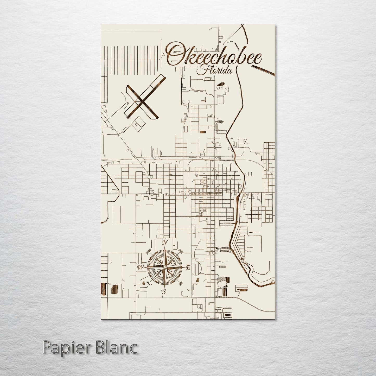 Okeechobee, Florida Street Map