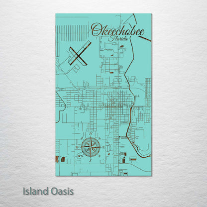 Okeechobee, Florida Street Map