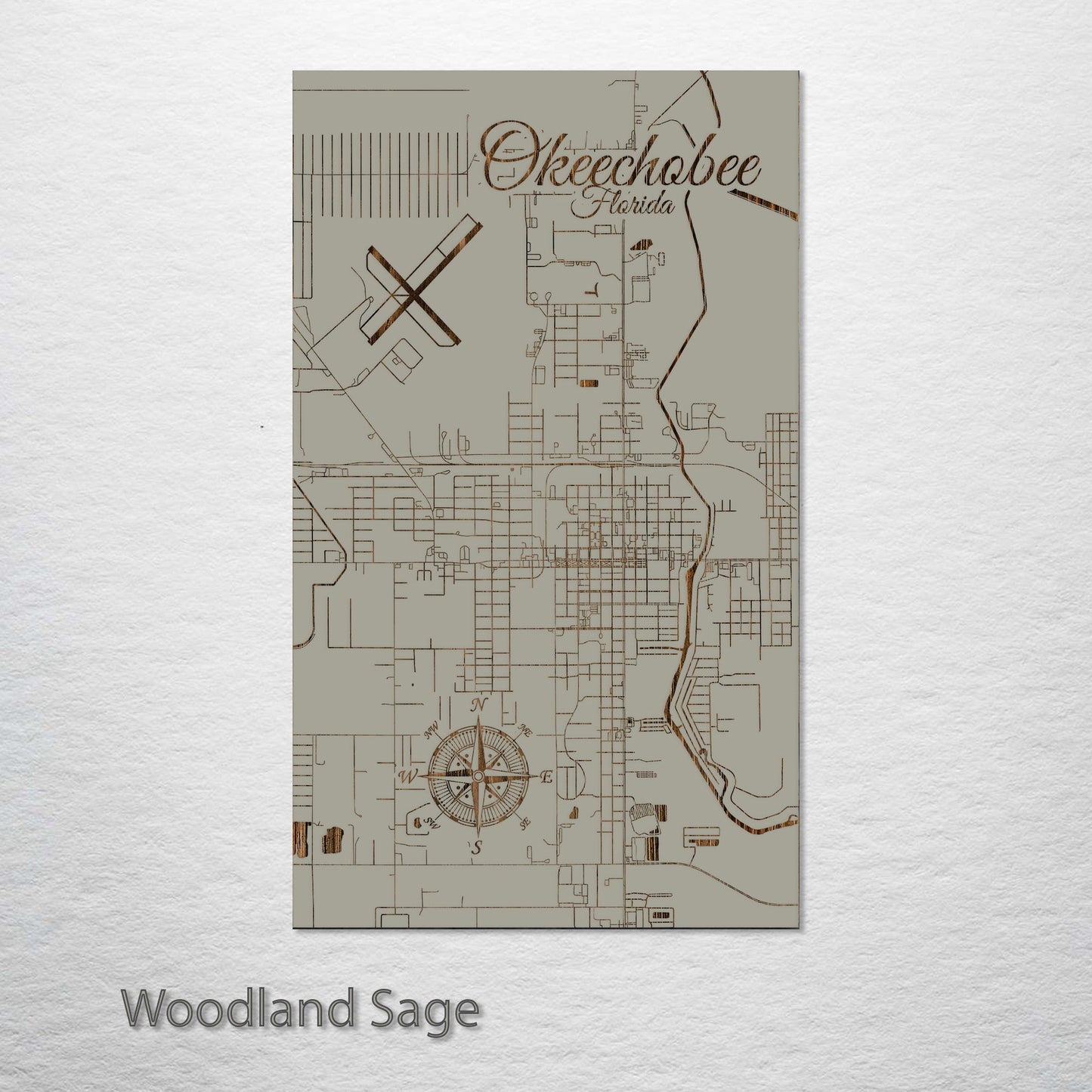 Okeechobee, Florida Street Map