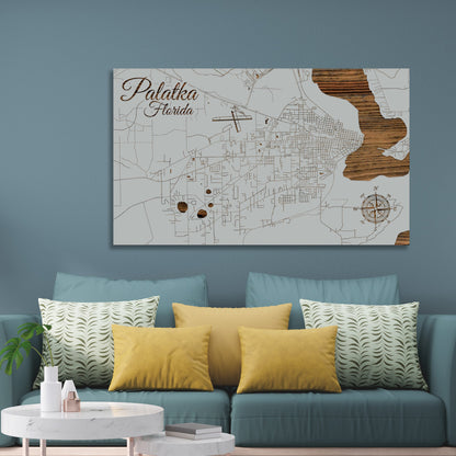 Palatka, Florida Street Map