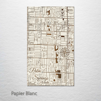 Palm Springs, Florida Street Map