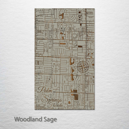 Palm Springs, Florida Street Map