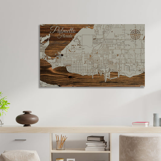 Palmetto, Florida Street Map