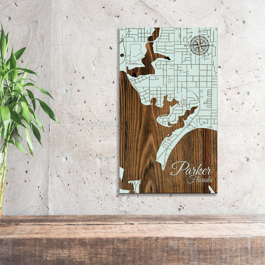 Parker, Florida Street Map