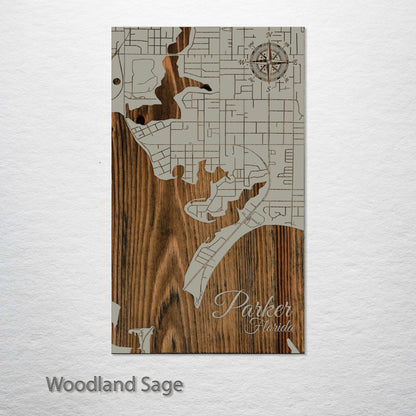 Parker, Florida Street Map