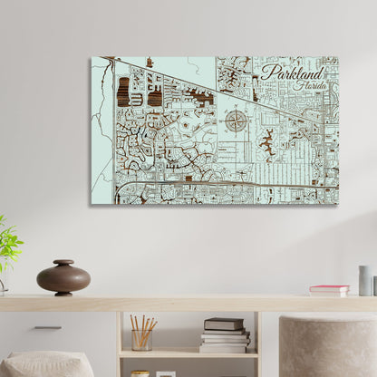 Parkland, Florida Street Map