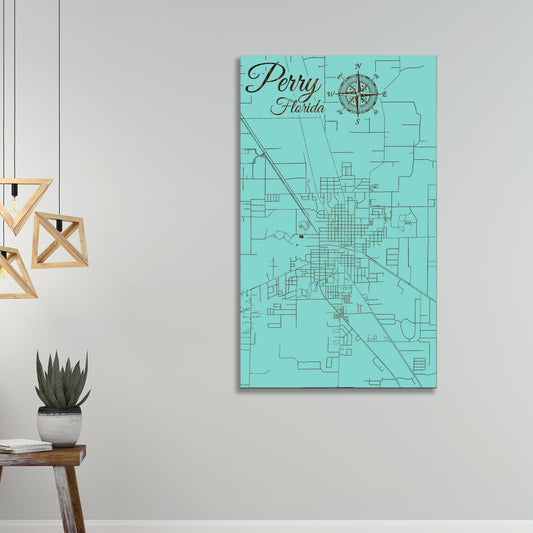 Perry, Florida Street Map