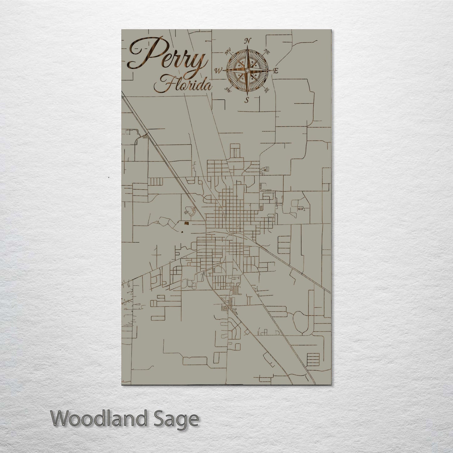 Perry, Florida Street Map