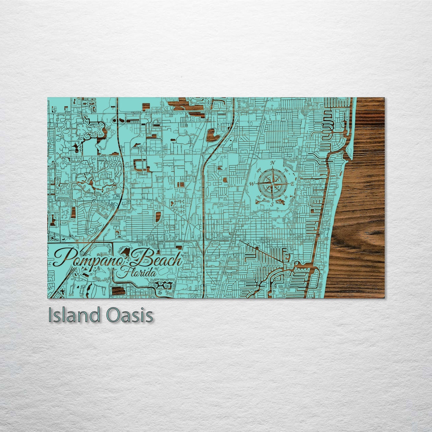 Pompano Beach, Florida Street Map