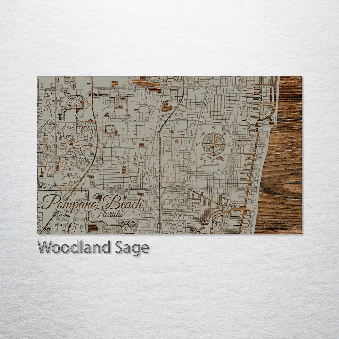 Pompano Beach, Florida Street Map