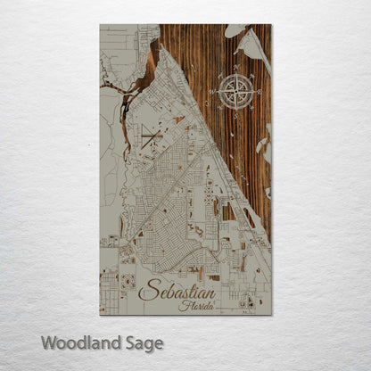 Sebastian, Florida Street Map