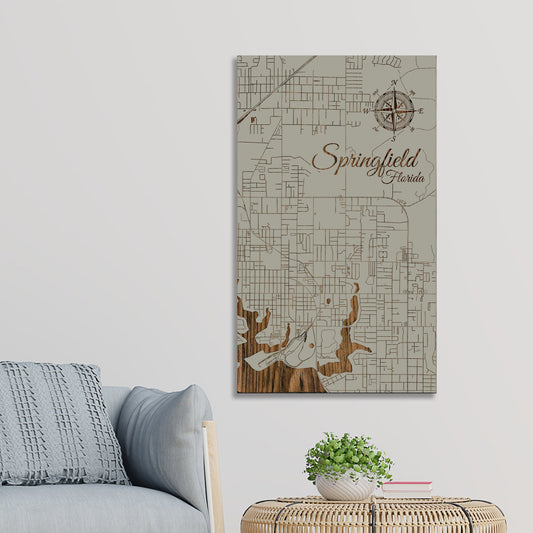 Springfield, Florida Street Map