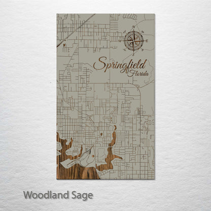 Springfield, Florida Street Map