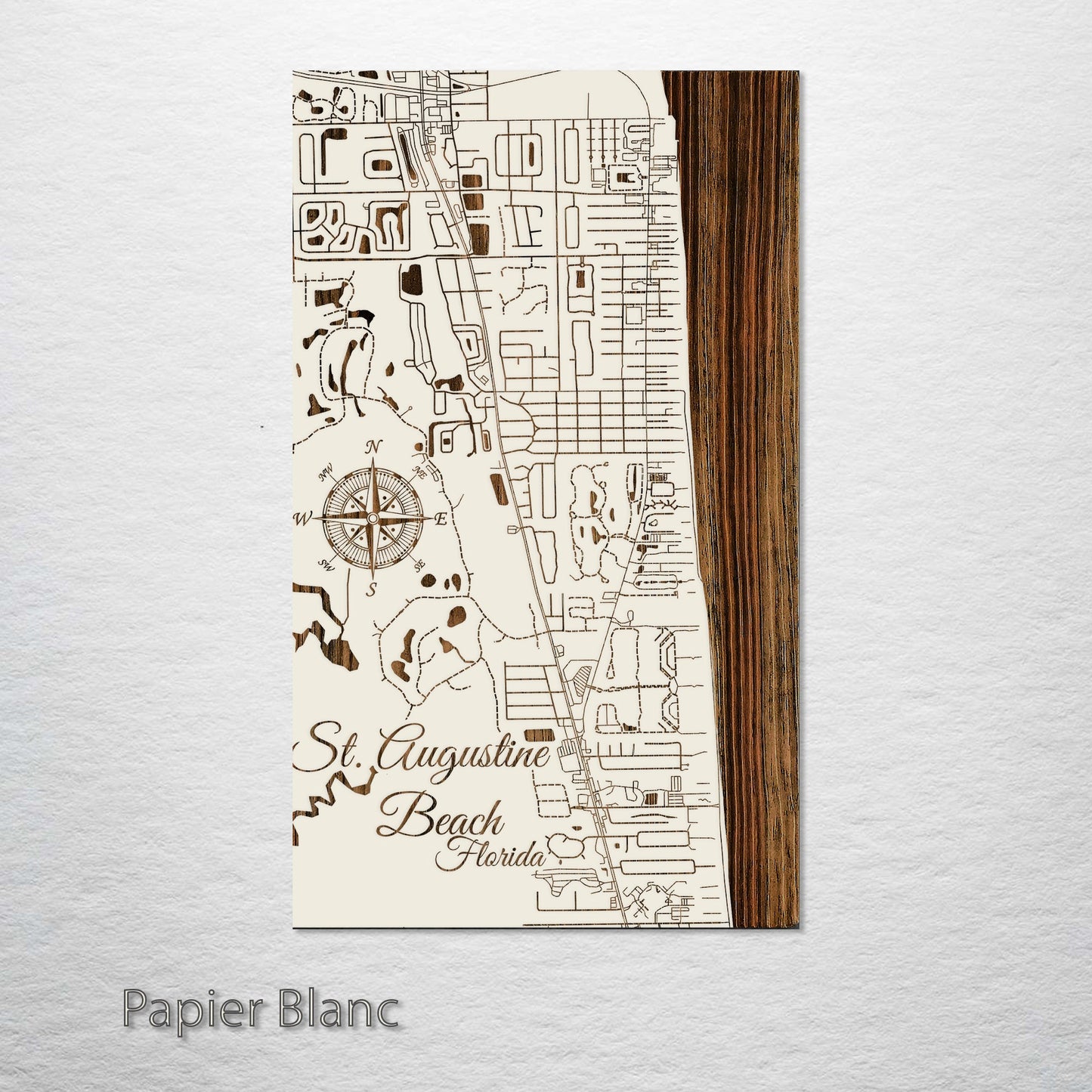 St. Augustine Beach, Florida Street Map