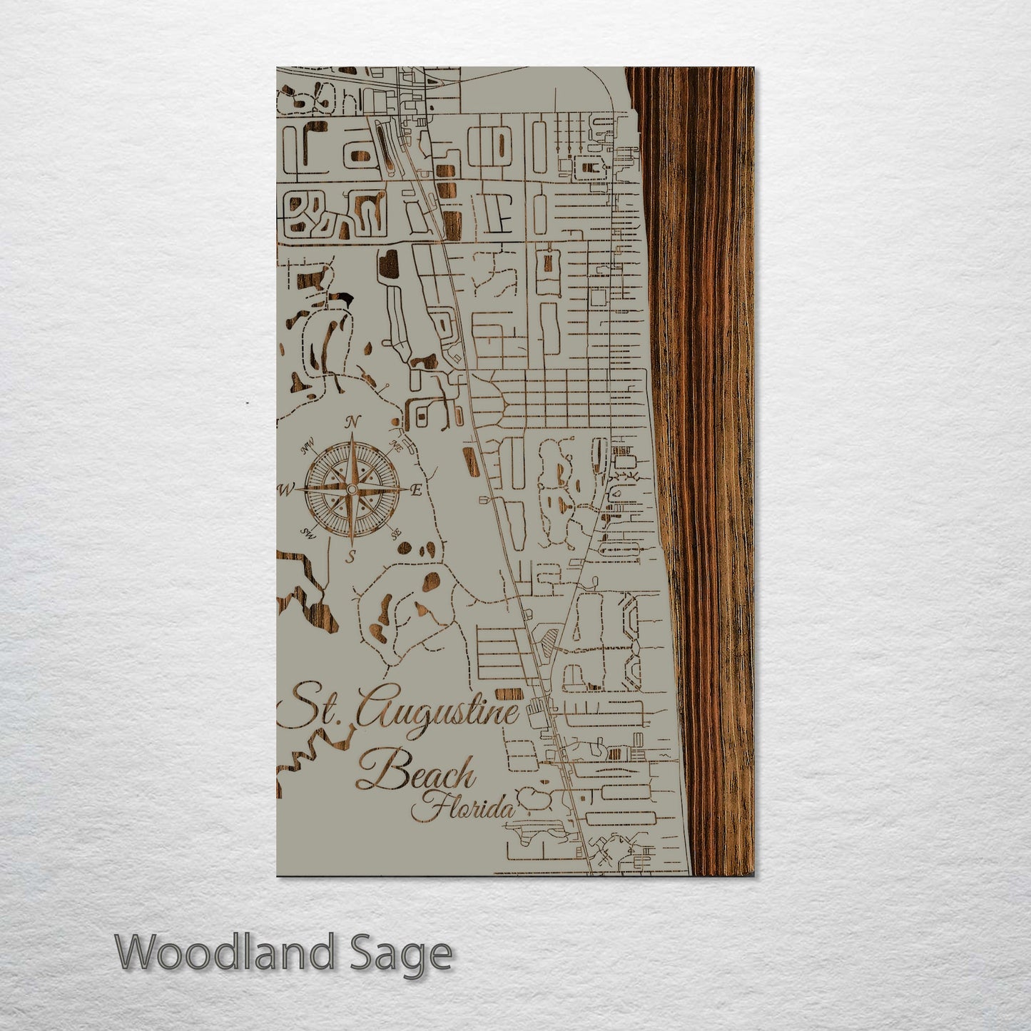 St. Augustine Beach, Florida Street Map