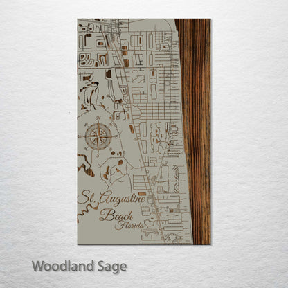 St. Augustine Beach, Florida Street Map