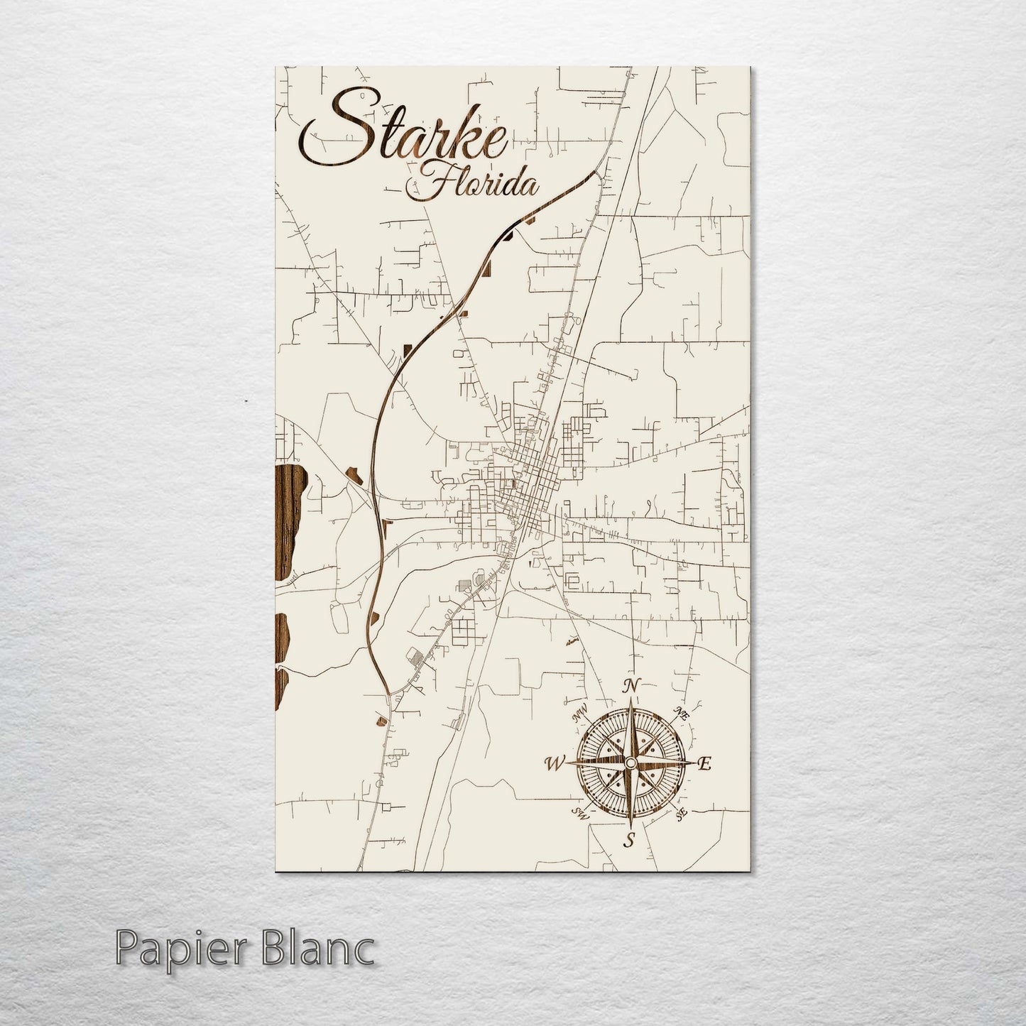 Starke, Florida Street Map
