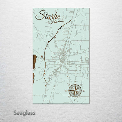 Starke, Florida Street Map