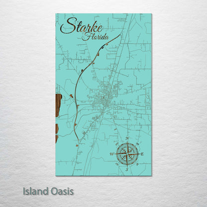 Starke, Florida Street Map