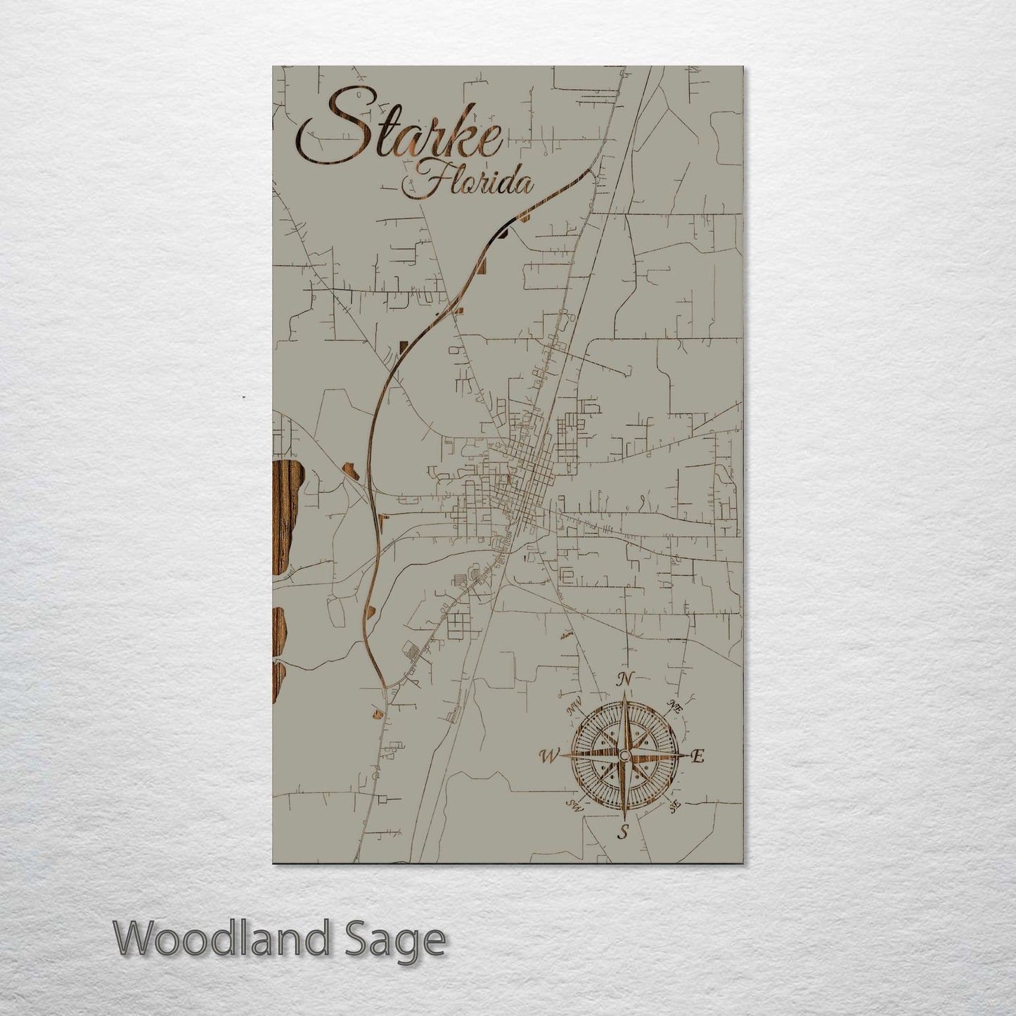 Starke, Florida Street Map