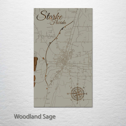 Starke, Florida Street Map