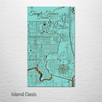 Temple Terrace, Florida Street Map