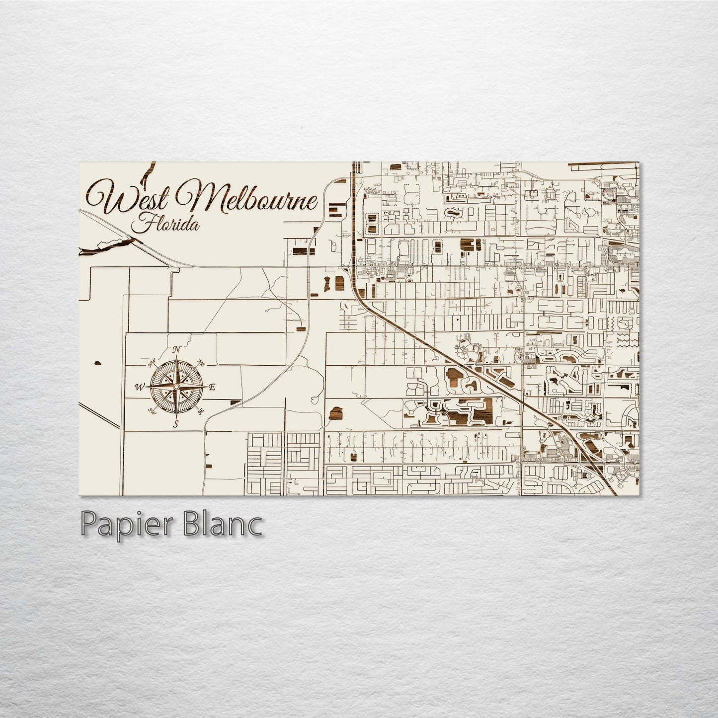 West Melbourne, Florida Street Map