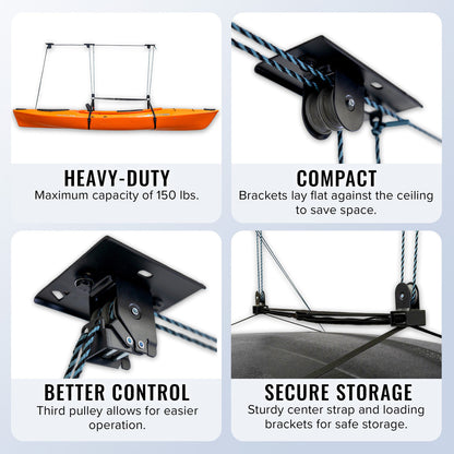 EasyLift Cargo Box Hoist | Holds up to 150 lbs