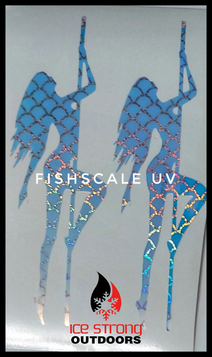 Ice Strong Outdoors - Bad Girl Flasher Stickers (2 Packs) - Various Colors