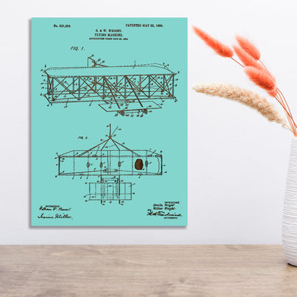 Wright Brother's Flying Machine US Patent