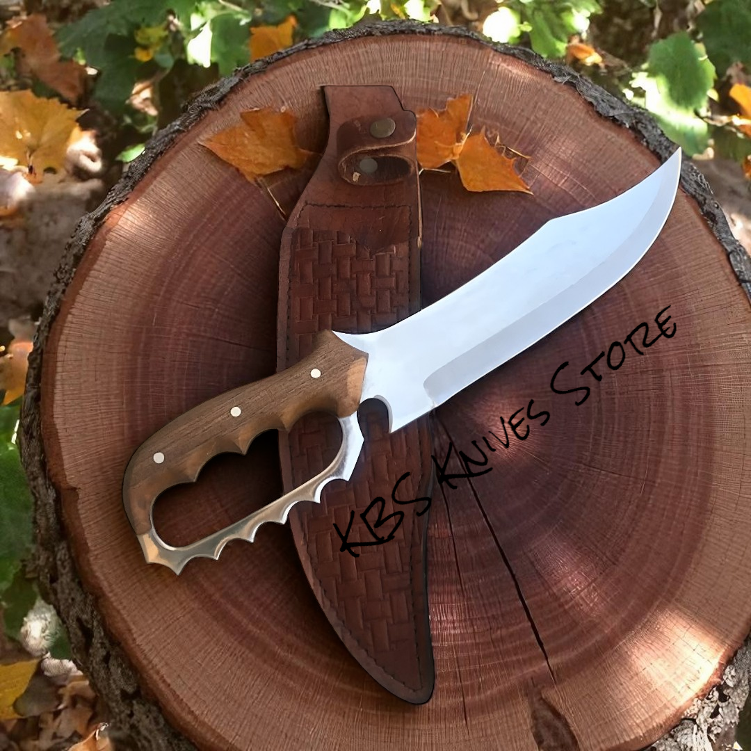 Premium Bowie Sword: D2 Steel & Rosewood Handle