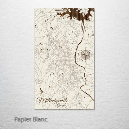 Milledgeville, Georgia Street Map