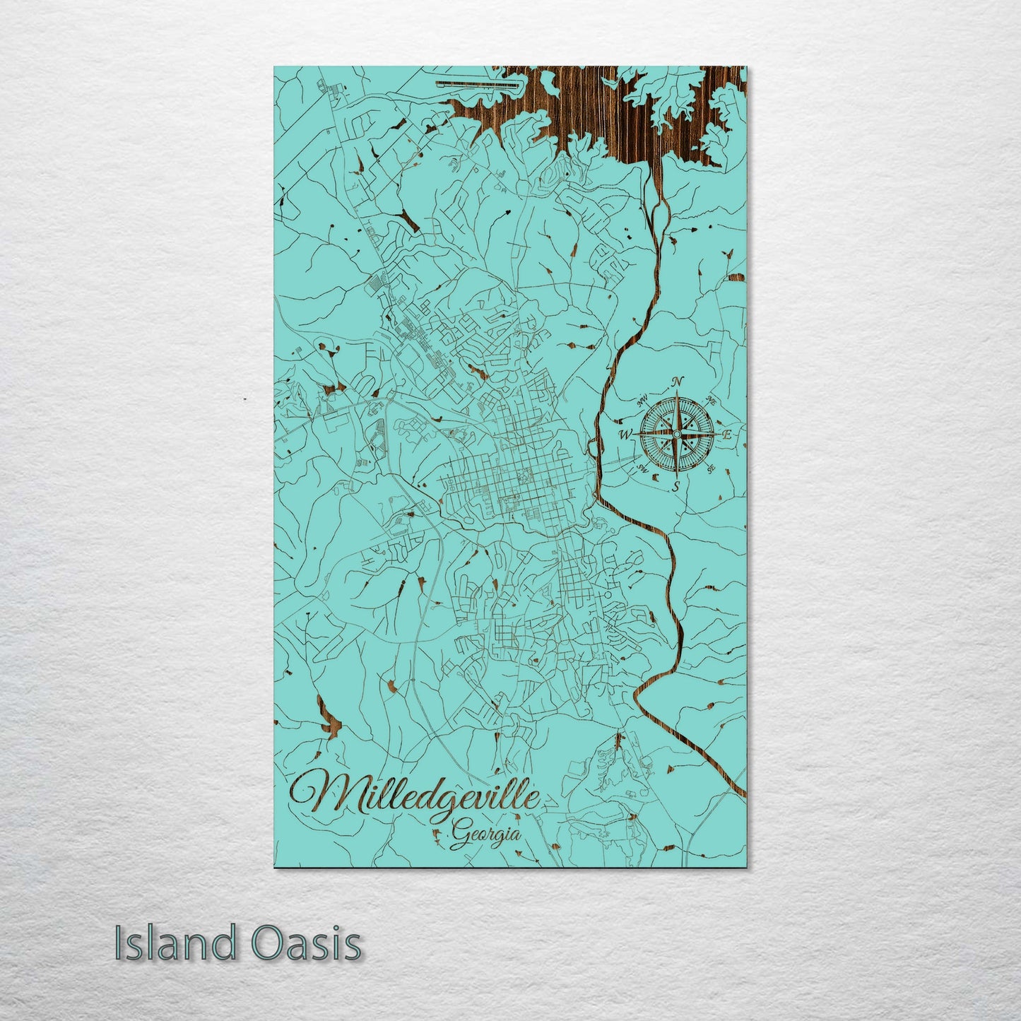 Milledgeville, Georgia Street Map