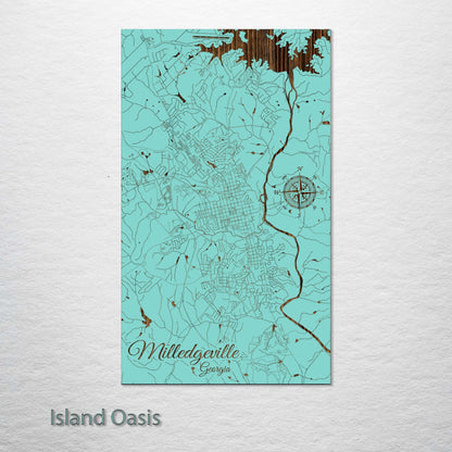 Milledgeville, Georgia Street Map