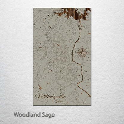 Milledgeville, Georgia Street Map