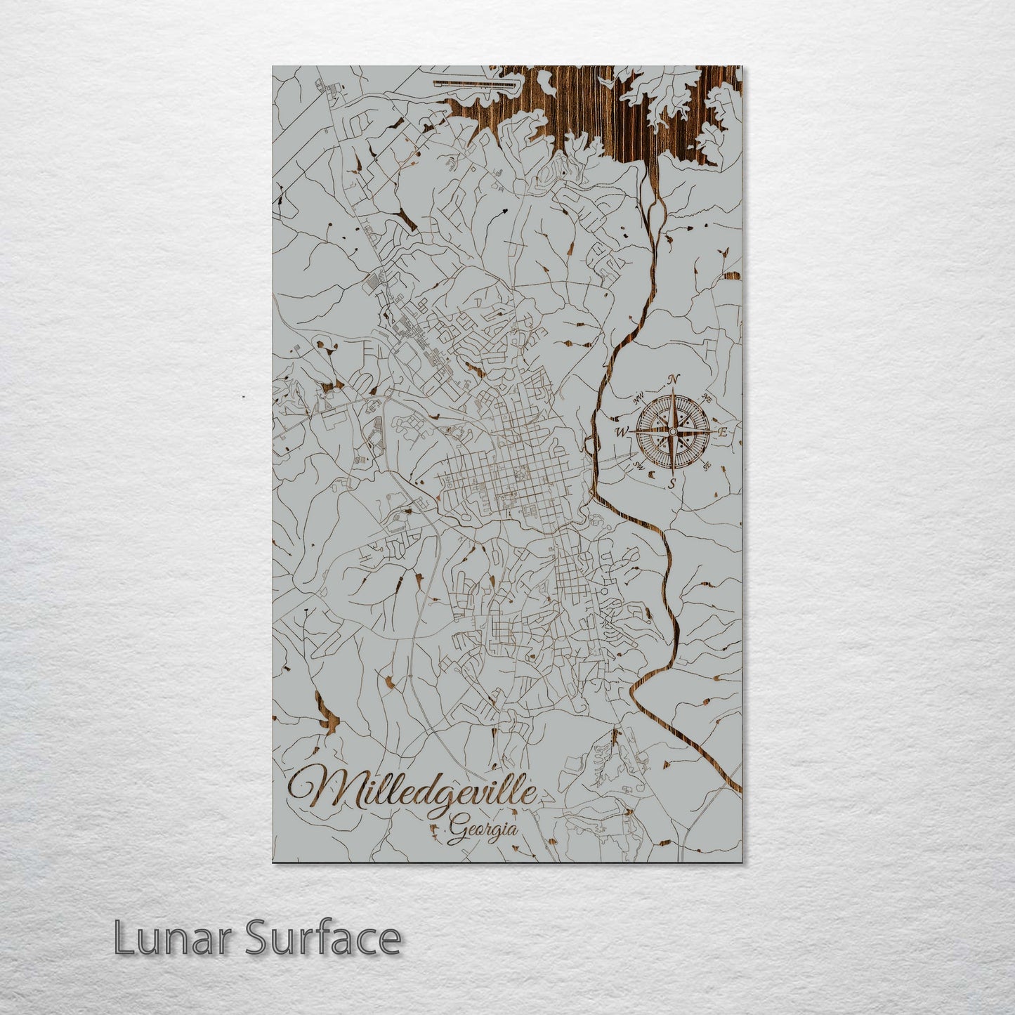 Milledgeville, Georgia Street Map