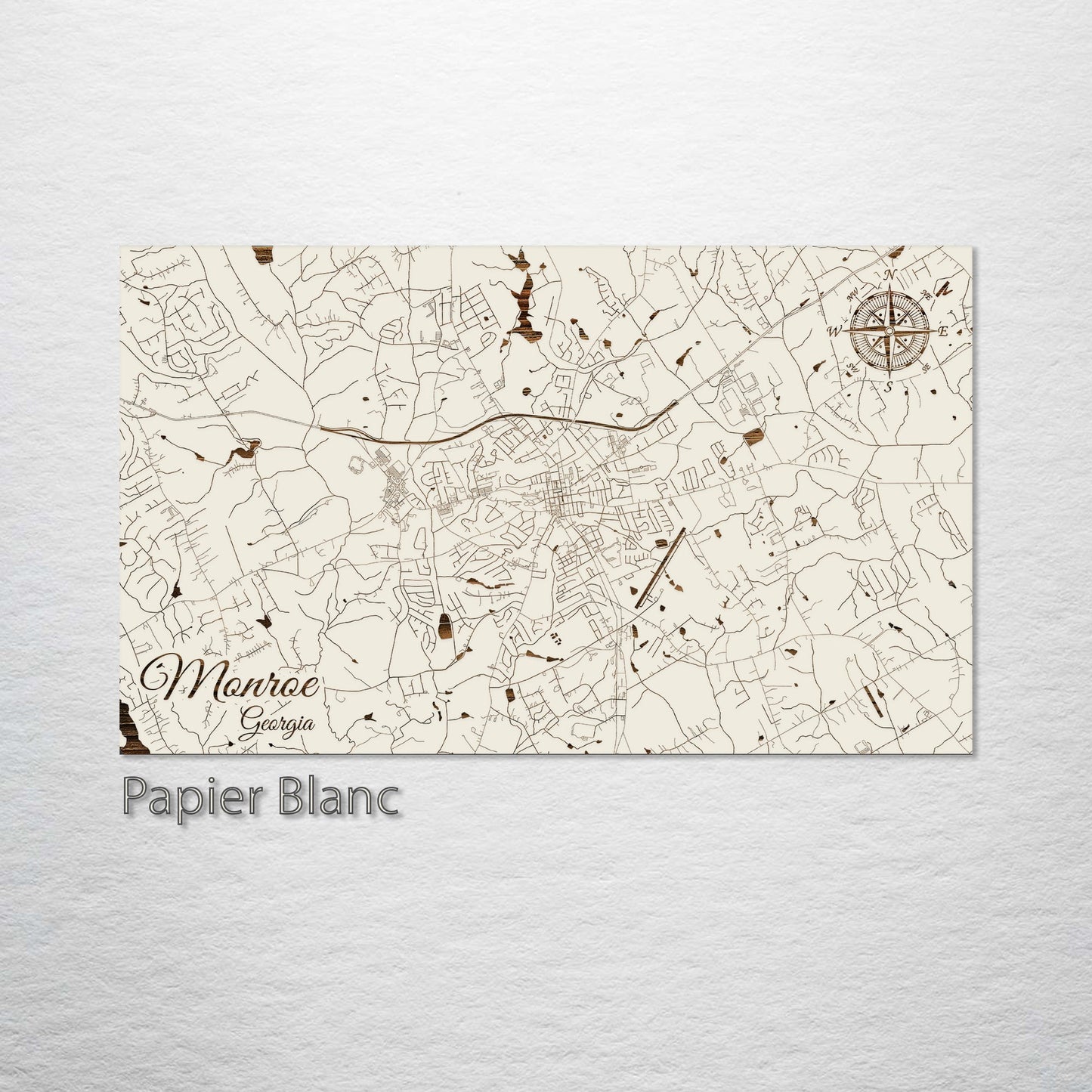 Monroe, Georgia Street Map