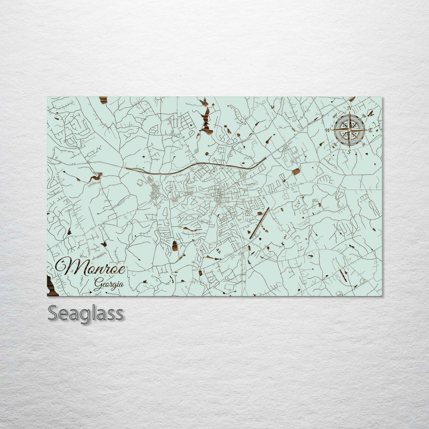 Monroe, Georgia Street Map