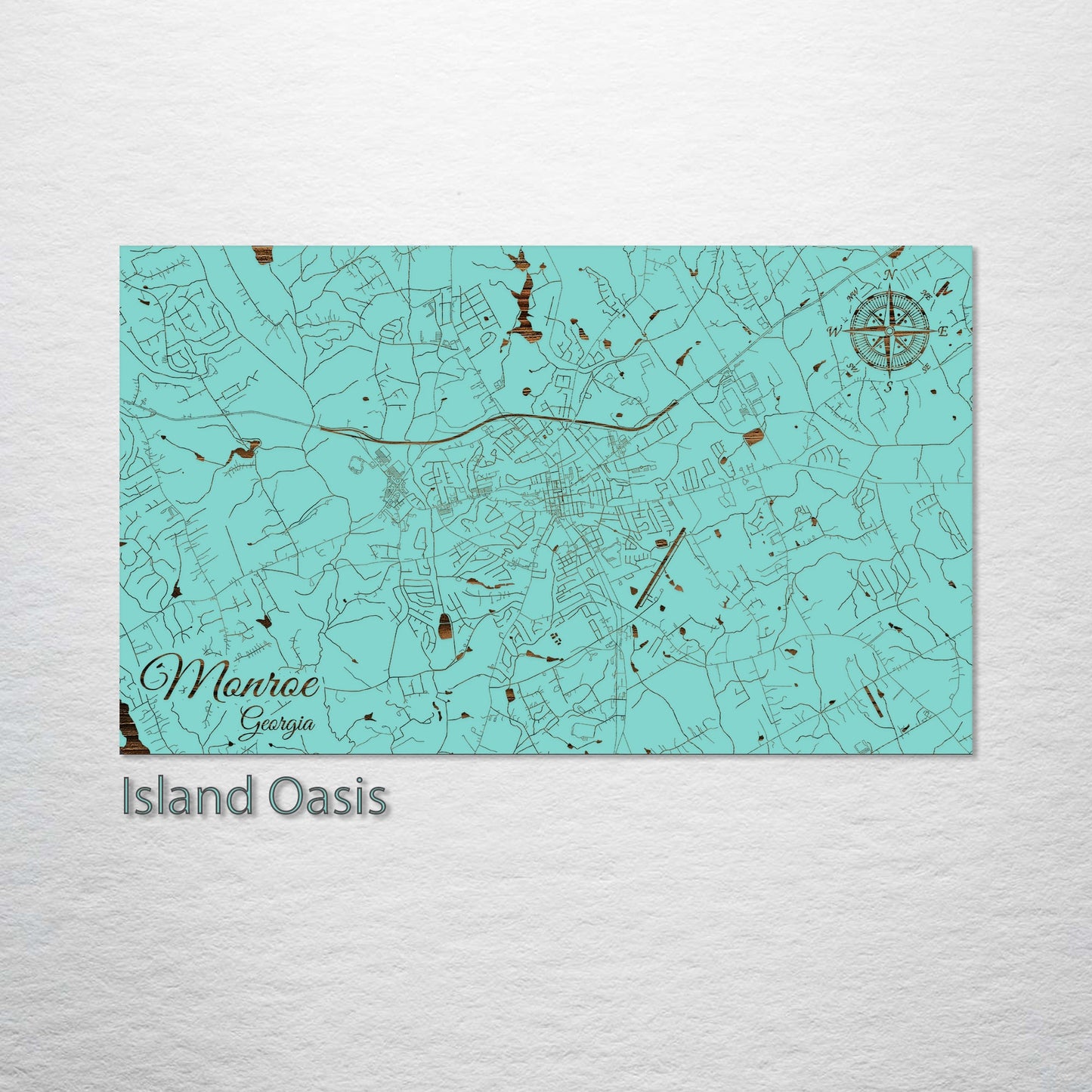 Monroe, Georgia Street Map