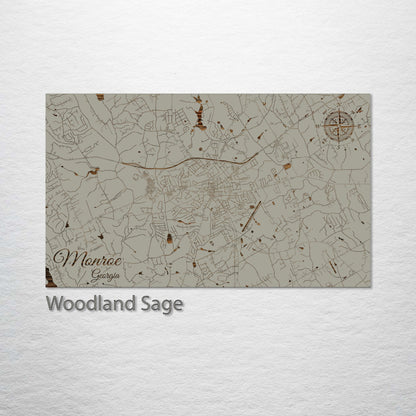 Monroe, Georgia Street Map