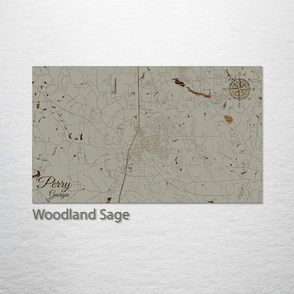 Perry, Georgia Street Map