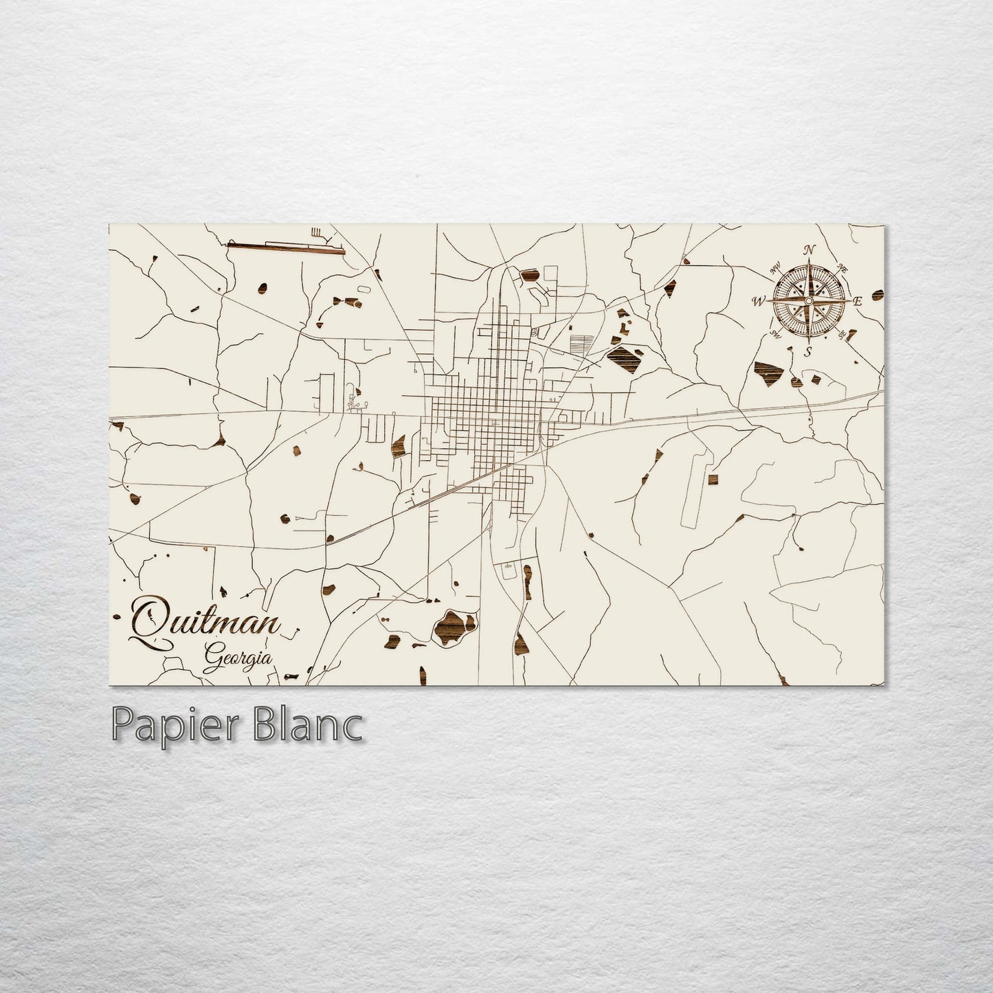 Quitman, Georgia Street Map