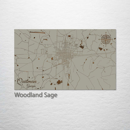 Quitman, Georgia Street Map