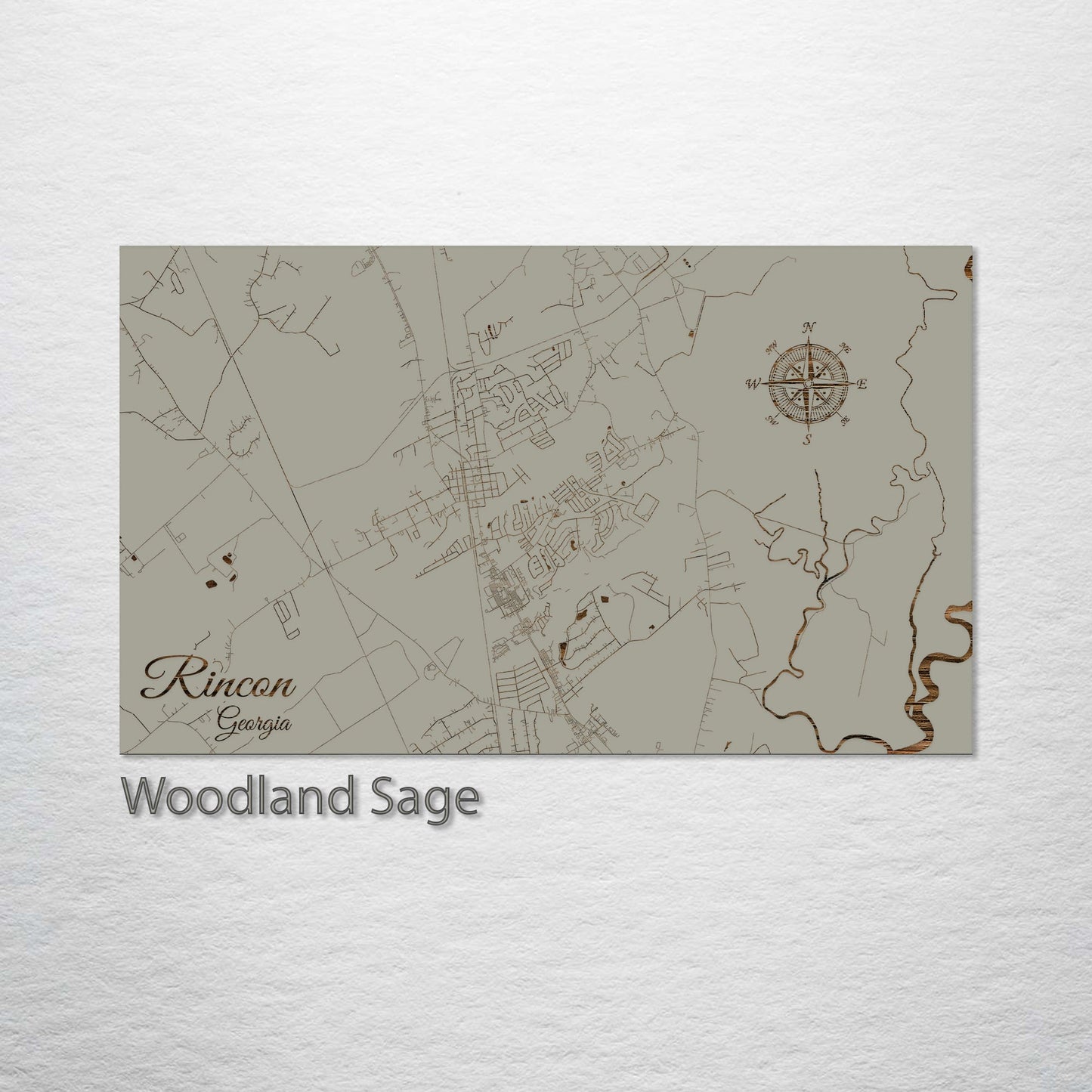 Rincon, Georgia Street Map