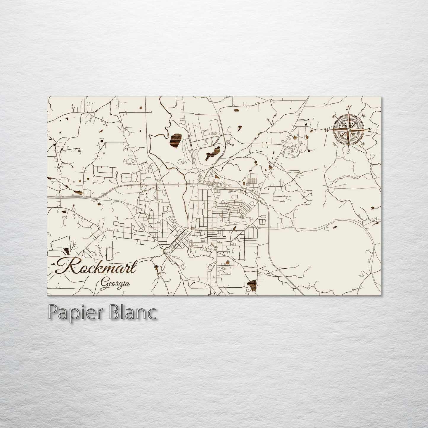 Rockmart, Georgia Street Map