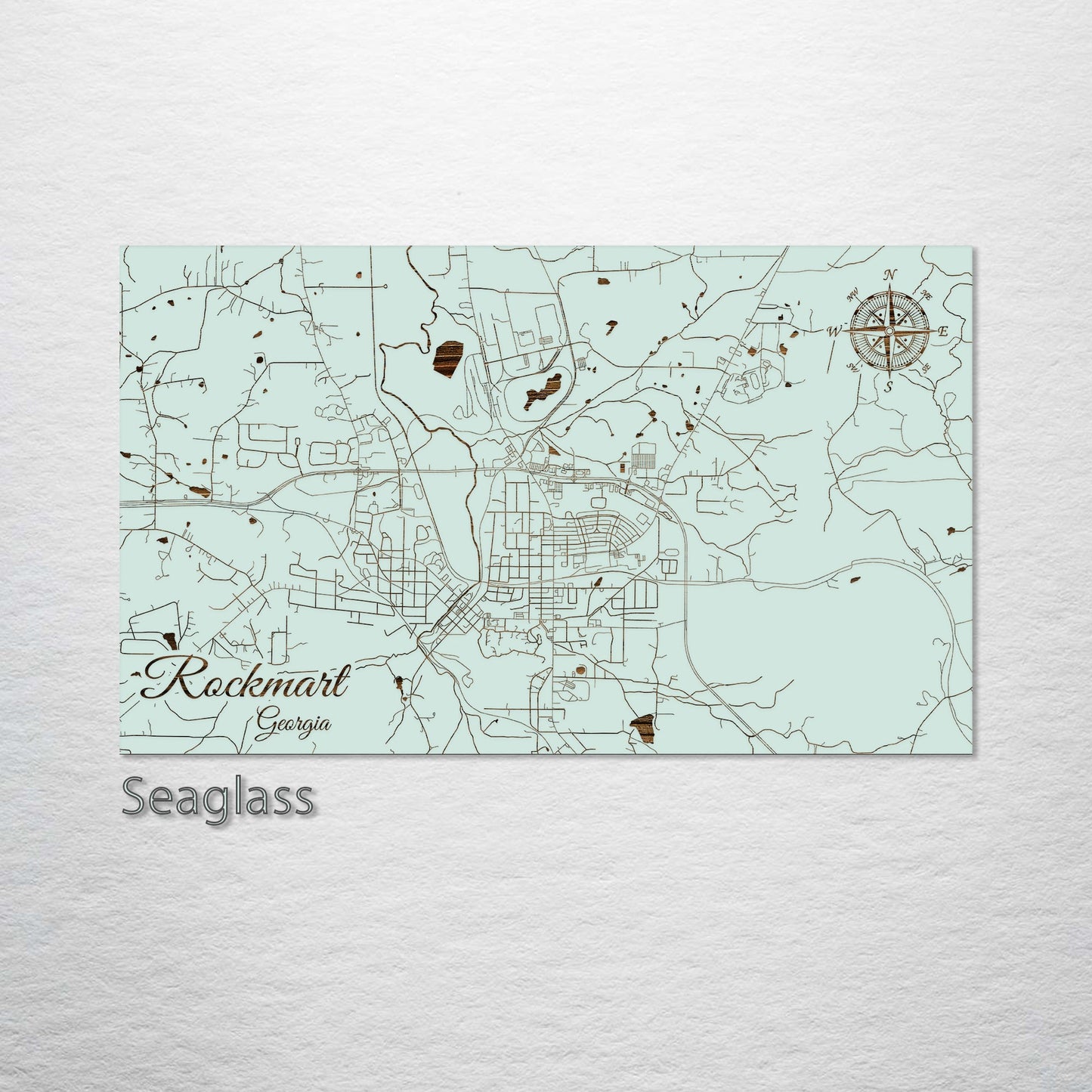 Rockmart, Georgia Street Map