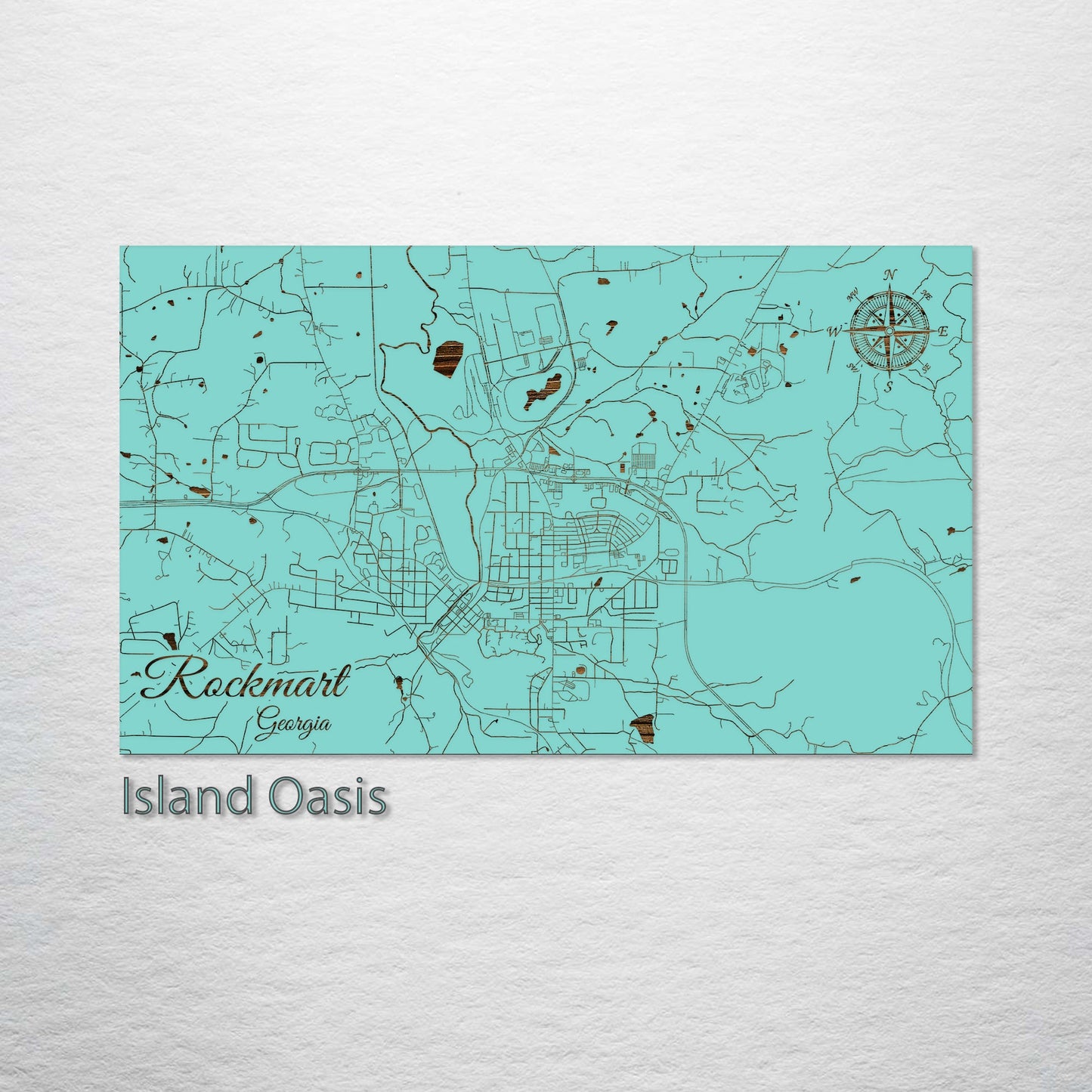 Rockmart, Georgia Street Map