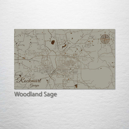 Rockmart, Georgia Street Map