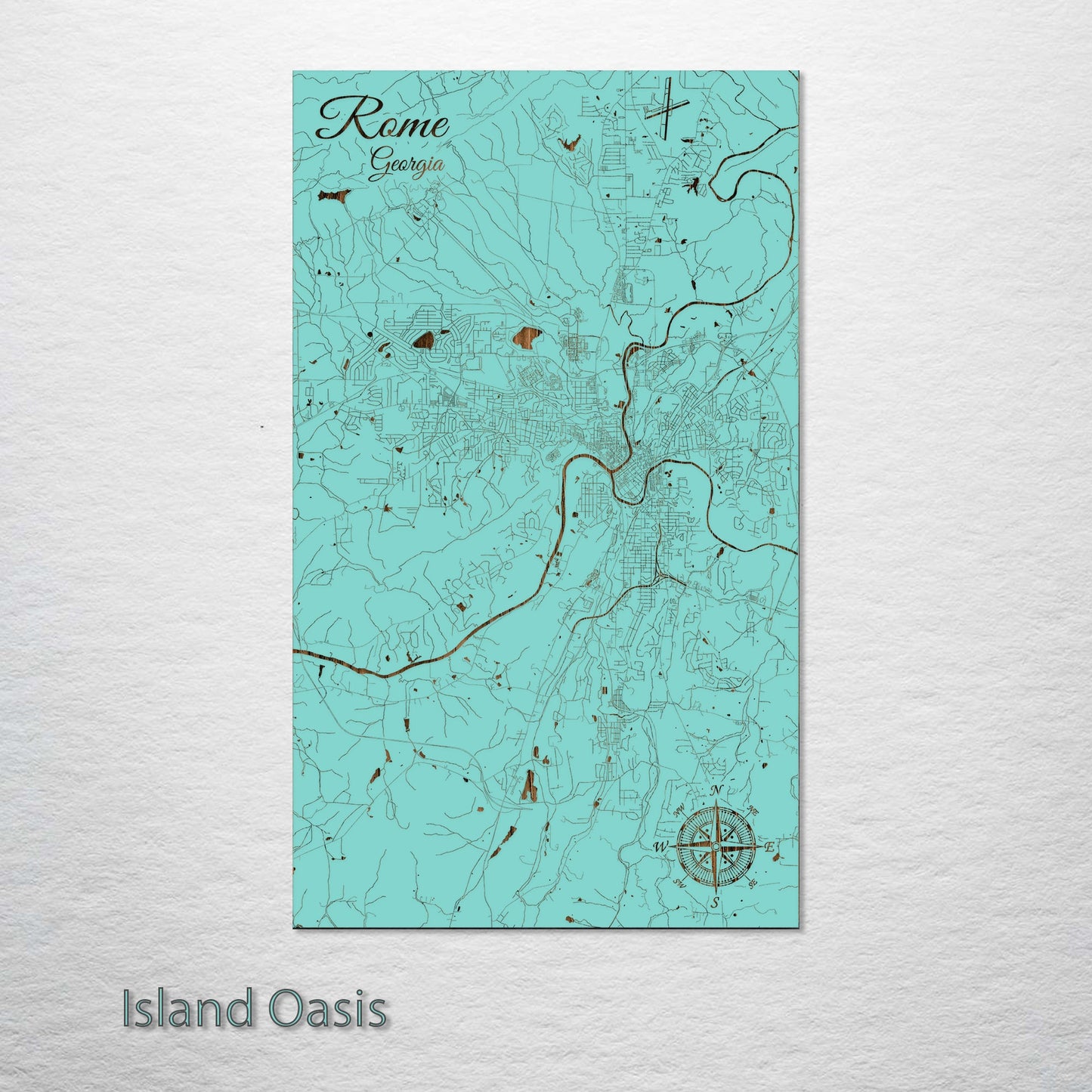 Rome, Georgia Street Map